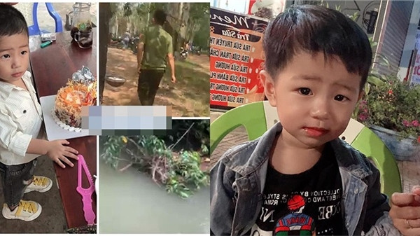 Theo ghi nhận, con suối phía sau nhà bé H. chỉ cách nhà khoảng 200-300m. Thi thể cháu bị mắc lại tại một cành cây.