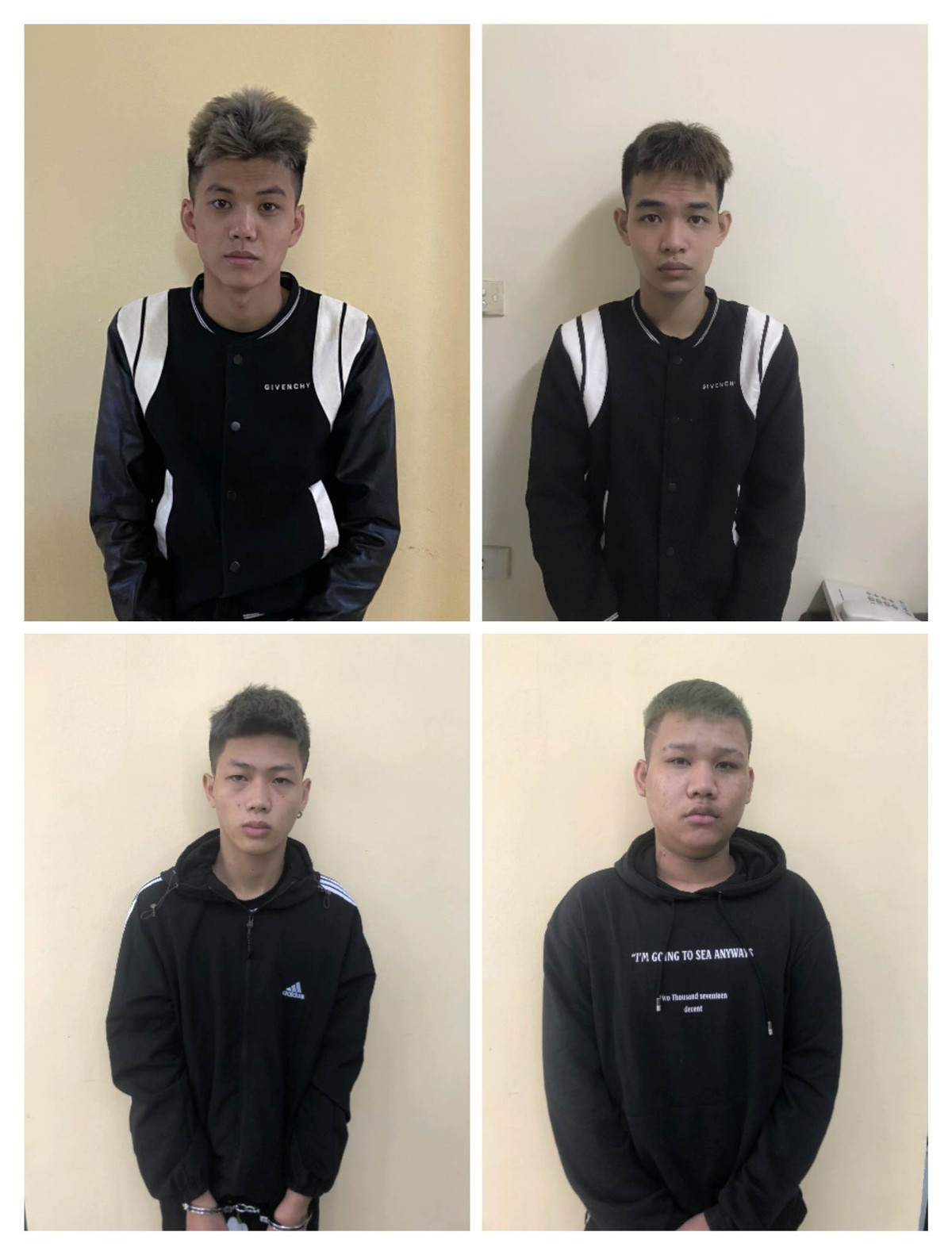 Bắt 4 đối tượng giết người trên phố Hà Nội Bat 4 doi tuong giet nguoi tren pho Ha Noi