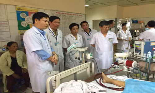 Benh nhan chay than con lai o Hoa Binh nguy kich