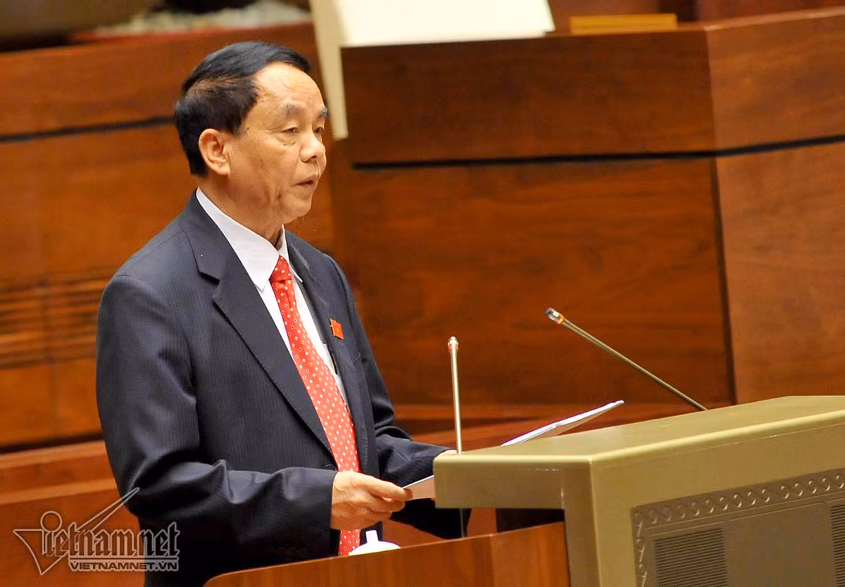 Chủ nhiệm UB Quốc phòng An ninh Võ Trọng Việt. Ảnh Quốc Anh.