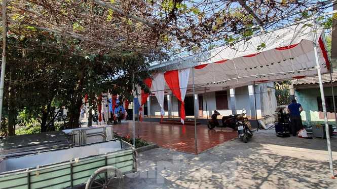 Gia đình thủ môn Nguyễn Văn Toản sống trong căn nhà giản dị ở xã Dương Quan, huyện Thủy Nguyên, Hải Phòng. Ảnh: Tiền phong.