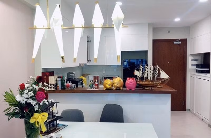 Á hậu tiết lộ, để mua được căn hộ này, cô đã mất 10 năm tích cóp. Ảnh: Giadinhnet.