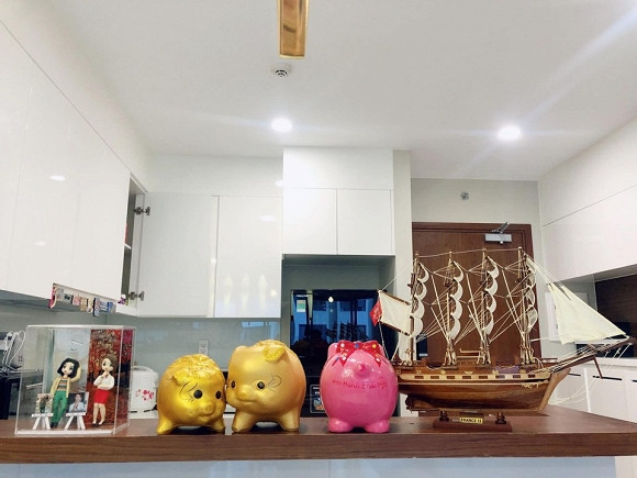 Không gian bếp sạch thoáng của Hoàng Oanh. Ảnh: Trithucxanh.