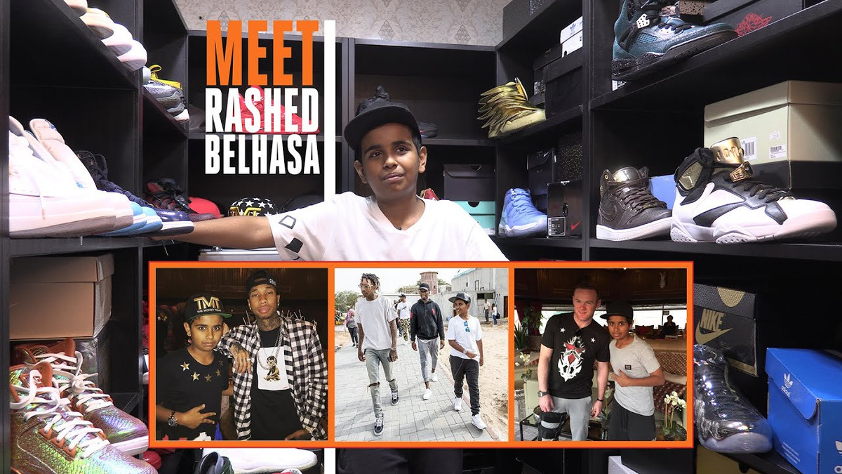 Nhiều đôi giày của thiếu gia Rashed Belhasa trị giá lên đến hàng chục, thậm chí hàng trăm nghìn USD.