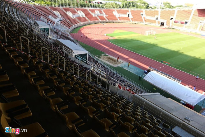 Dù sức chứa không lớn nhưng sân vận động Thammasat vẫn được xem là một trong những sân đấu hiện đại và đẹp nhất Thái Lan. Ảnh: Zing.