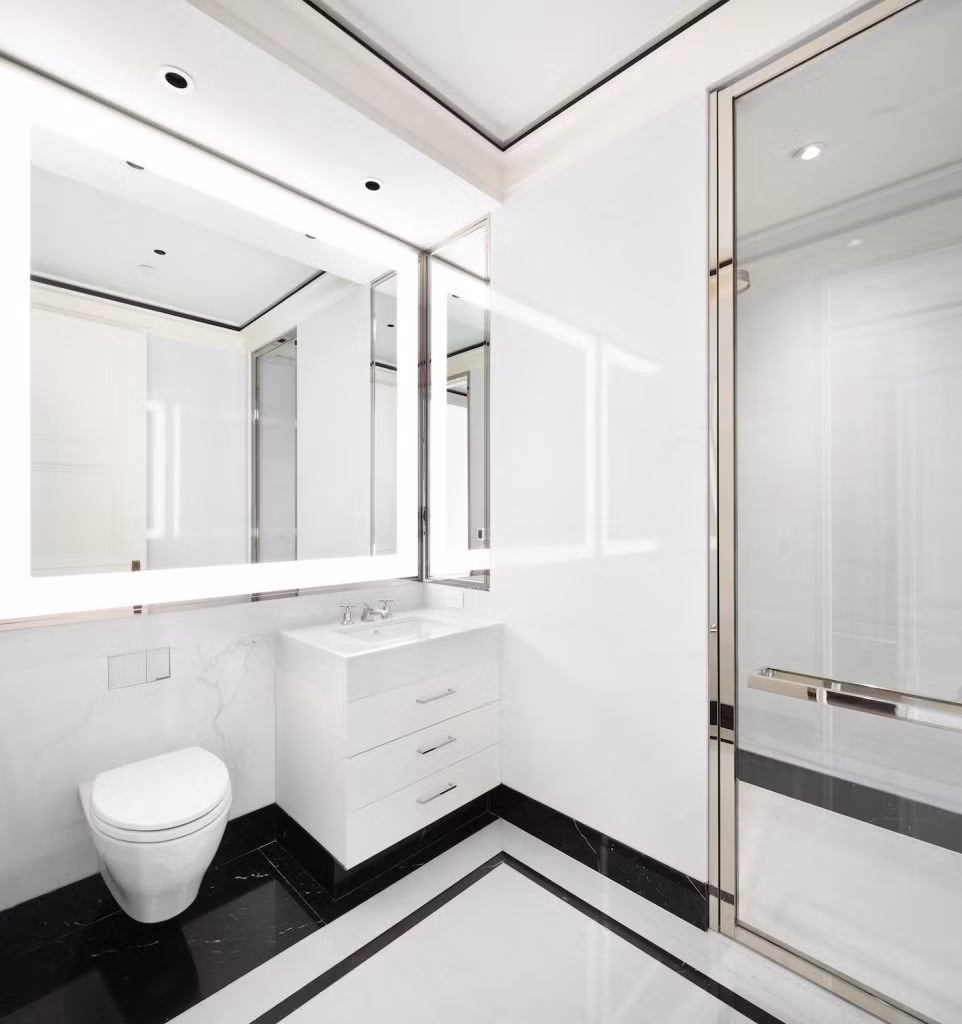 Căn hộ đắt nhất nước Mỹ có 3 phòng ngủ. Mỗi phòng đều có nhà tắm riêng.