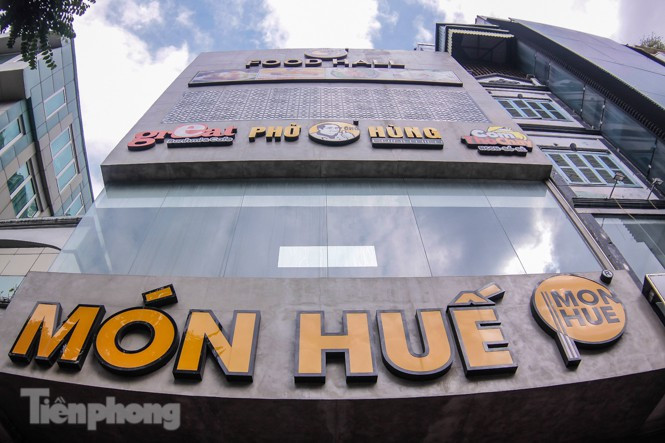 Tại cơ sơ trên Phố Huế dừng hoạt động, không lấy một bóng người.