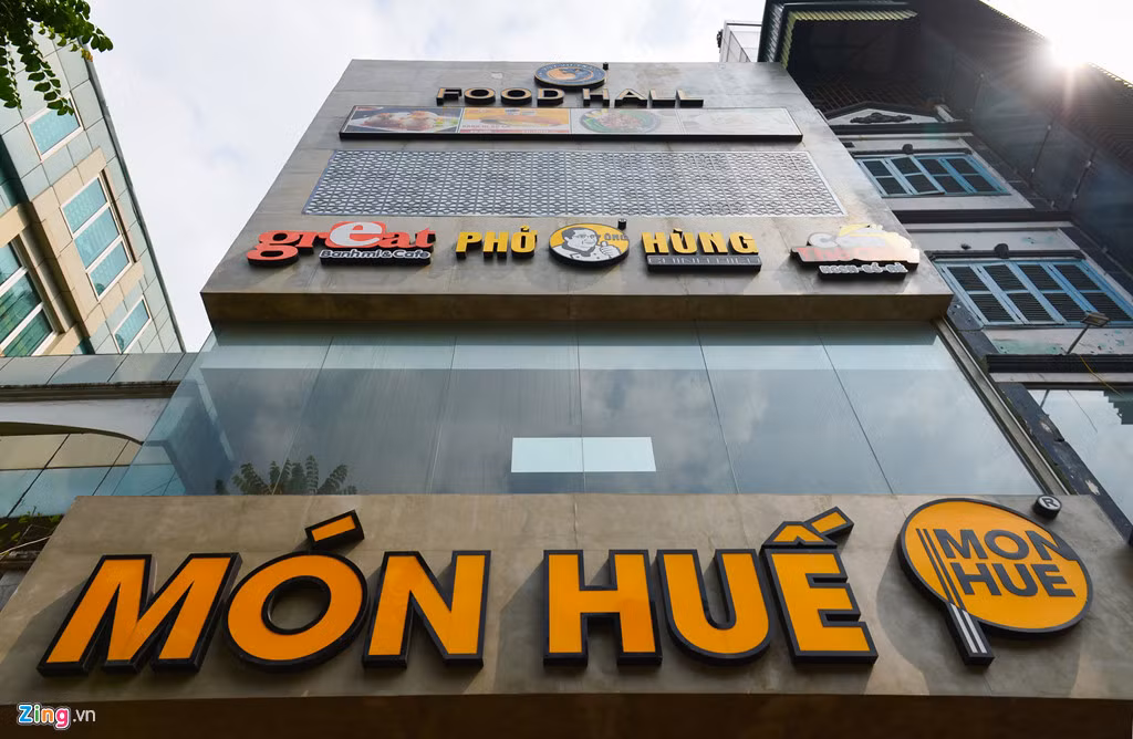 Từ 2013 đến 2017, số lượng cửa hàng Món Huế của họ tăng đột biến tới 60 cửa hàng, thêm 51 cửa hàng; thậm chí chỉ trong năm 2015 họ mở 31 cửa hàng. Ảnh: Zing.