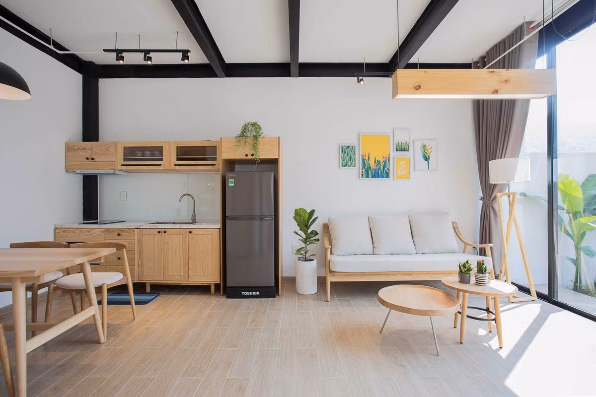 Do đó, nhóm thiết kế đề xuất xây 2 ngôi nhà nhỏ riêng biệt.