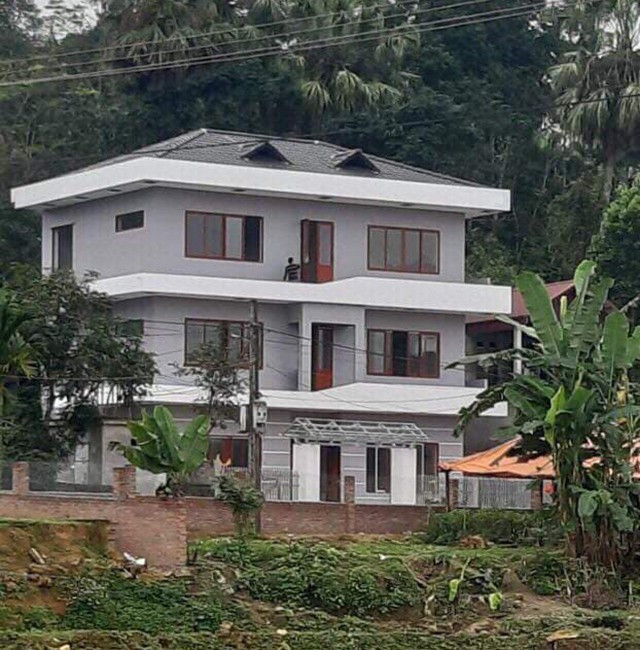 Đầu năm 2019, Hà Đức Chinh hoàn thành ngôi nhà 3 tầng khang trang tại quê nhà Phú Thọ. Ảnh: Bongdaplus.