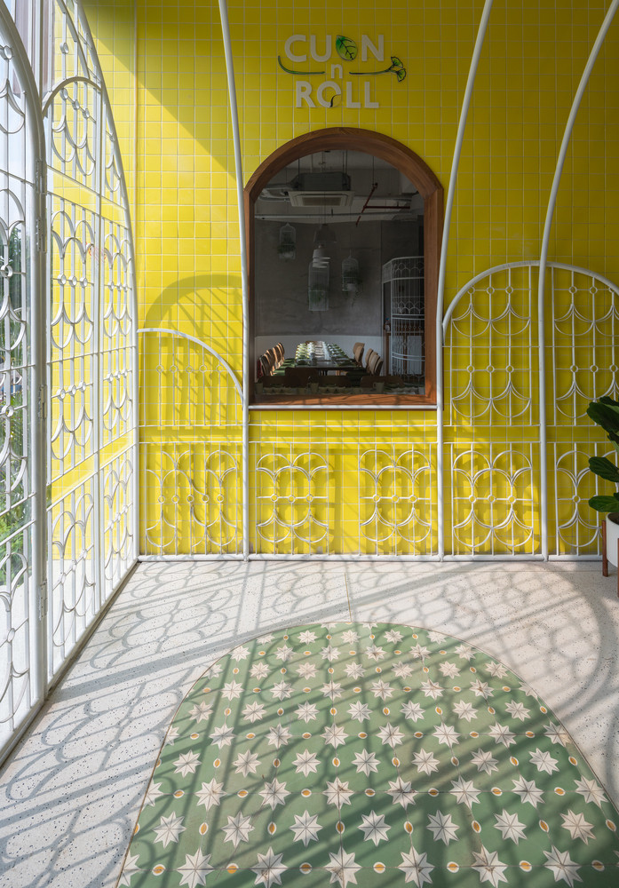 Các không gian trong nhà đều tràn ngập ánh sáng.