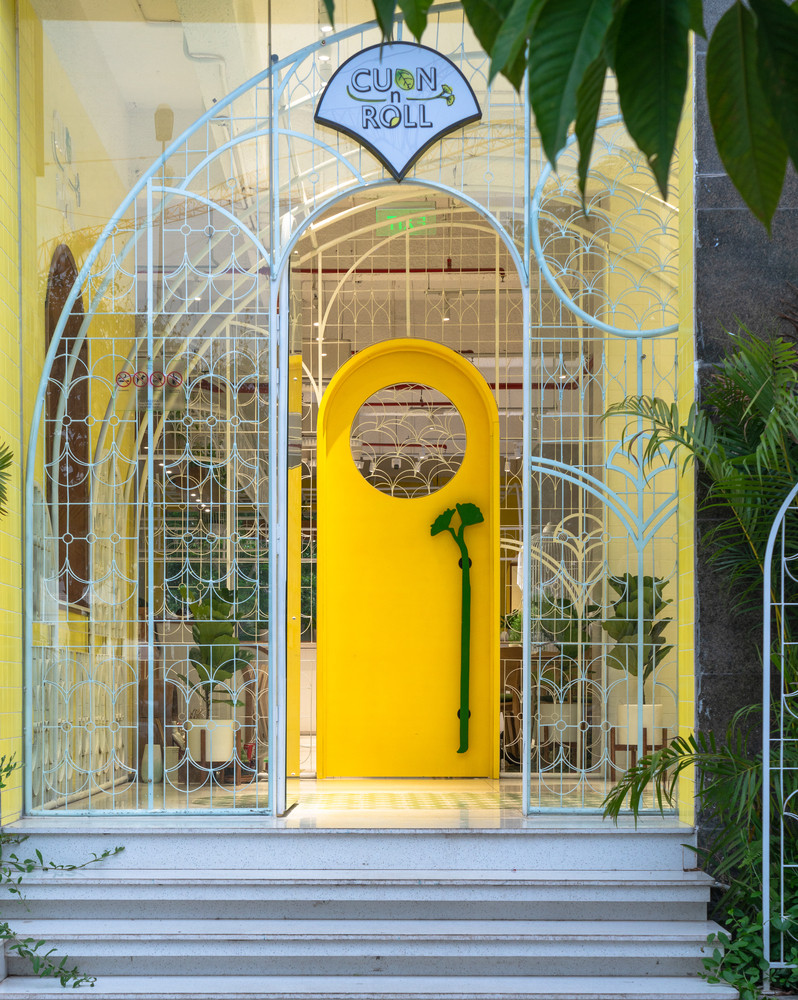 Phương châm của nhà hàng là biến không gian ăn uống thành một khu vườn ẩm thực đầu màu sắc.