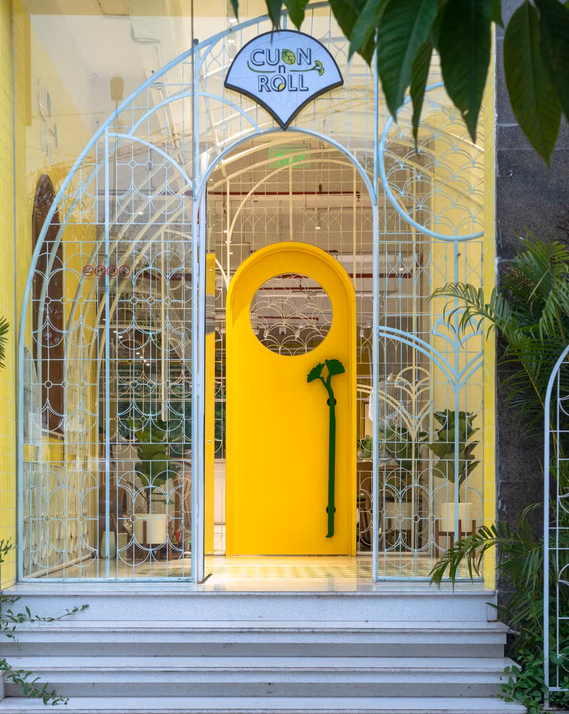 Phương châm của nhà hàng là biến không gian ăn uống thành một khu vườn ẩm thực đầu màu sắc.