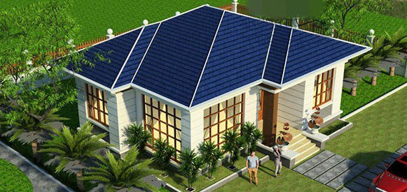 Điểm nhấn của ngôi nhà là sự kết hợp hoàn hảo giữa nhà ở truyền thống và kiến trúc hiện đại theo phong cách Hoàng gia châu Âu. Ảnh: Arcviet.