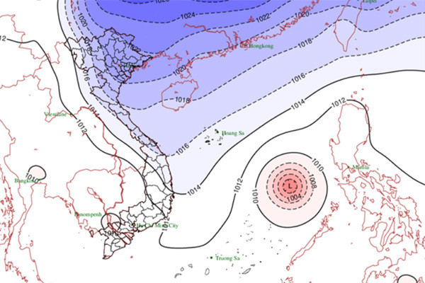 Du bao thoi tiet 26/12: Mien Bac mua ret, bao so 8 vao Bien Dong-Hinh-2