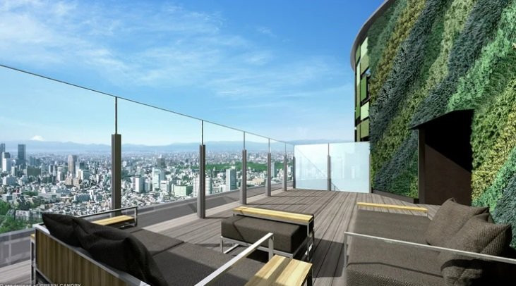 Căn penthouse đắt nhất ở Tokyo, The Park Court Akasaka Hinokicho Tower, được bán vào năm 2015 với giá 12,7 triệu USD.