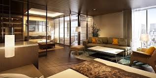 Căn hộ rộng 203m2, nằm trên đỉnh của một tòa nhà chung cư cao cấp 44 tầng ở trung tâm Tokyo. Penthouse có 3 phòng ngủ và phòng khách trên cao với tầm nhìn ra Núi Phú Sĩ. Nguồn ảnh: Therichest.