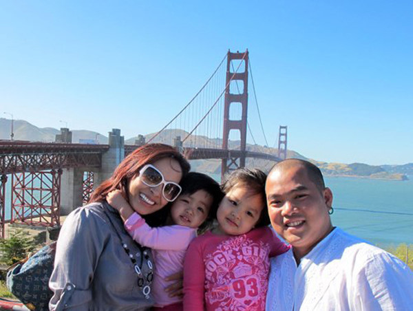 Hai cô công chúa của vợ chồng cựu người mẫu Thúy Hạnh – nhạc sĩ Minh Khang có tần suất lịch khá dày đặc. Ảnh: Zing