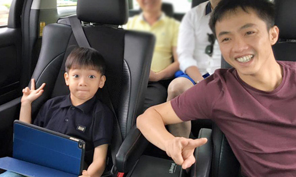 Bất cứ lúc nào dùng máy bay để di chuyển, Subeo cũng được bố mẹ mua ở khoang sang trọng. Ảnh: Zing