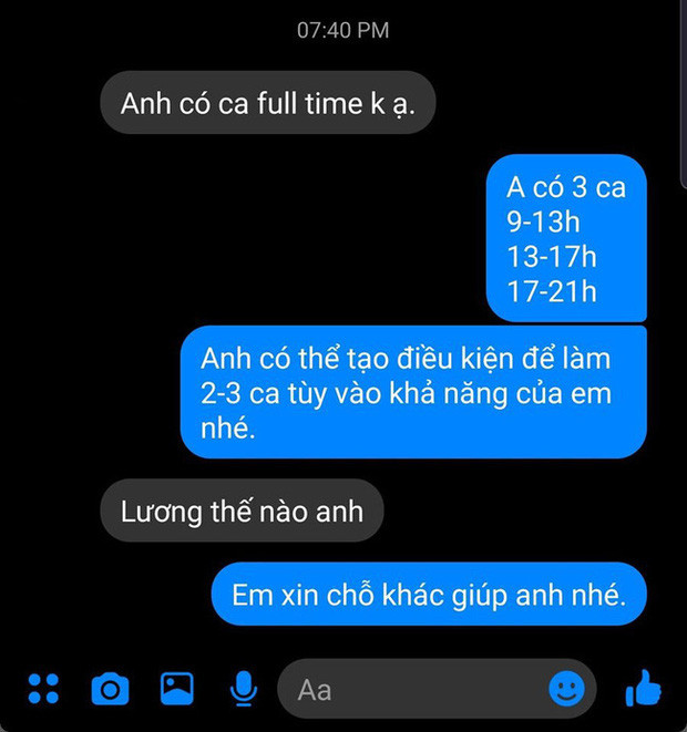 Tranh cai ung vien bi tu choi xin viec vi hoi luong bao nhieu