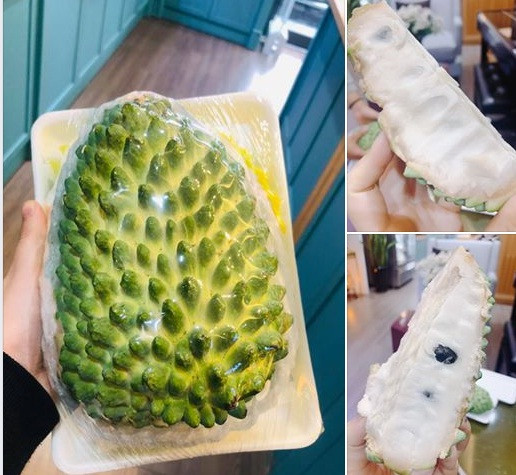 Chia sẻ trên Vietnamnet, chị Khúc Ngọc Anh - chủ cửa hàng trái cây Omiyage ở Xuân La (Tây Hồ, Hà Nội) - thừa nhận na dai vị sầu riêng về hàng đều đặn mỗi ngày nhưng luôn cháy hàng, thậm chí hàng không đủ để trả đơn cho khách đặt.