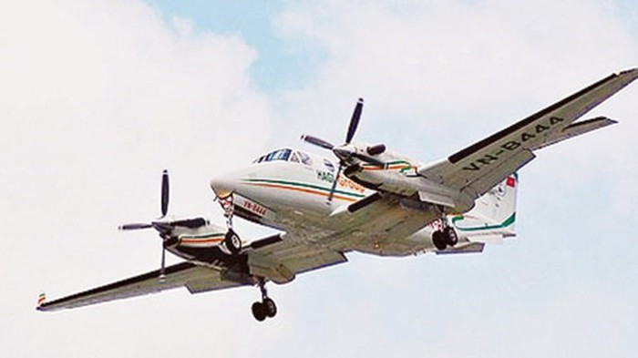 Beechcraft King Air 350 có từ một đến hai phi công và chở tối đa 11 người. Ảnh: VTC.