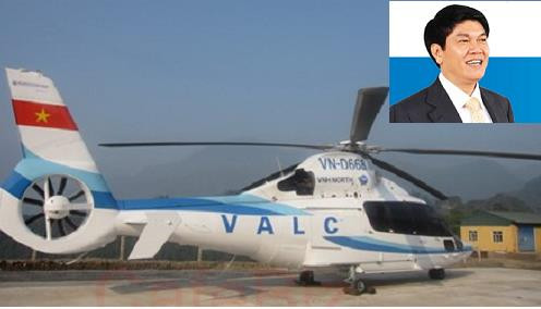 Đây là chiếc trực thăng 6 chỗ ngồi, giá khoảng 5 triệu USD chưa kể chi phí khai thác, bảo dưỡng. Ảnh: Người đưa tin.