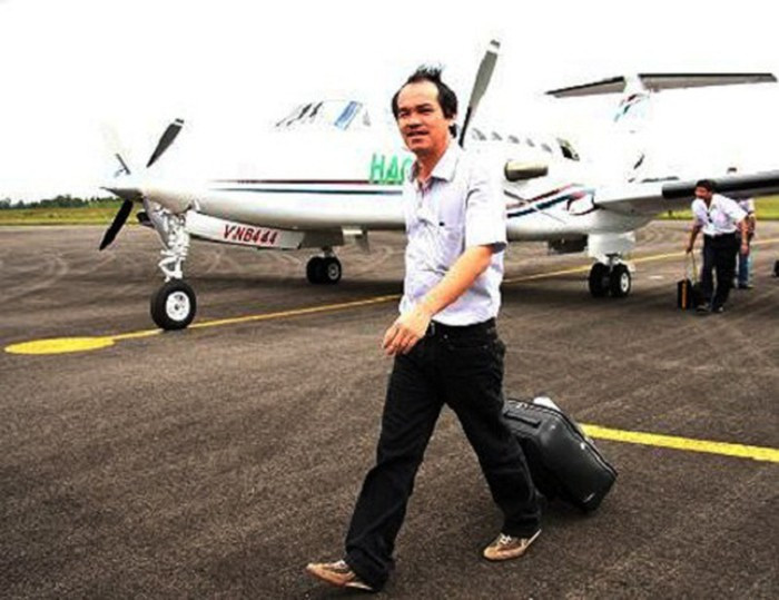 Sau đó, ông Đoàn Nguyên Đức còn đầu tư thêm khoảng 2 triệu USD tiền thuế, chi phí thuê tổ bay, bảo dưỡng kỹ thuật để khai thác máy bay này. Ảnh: Saigonnews.