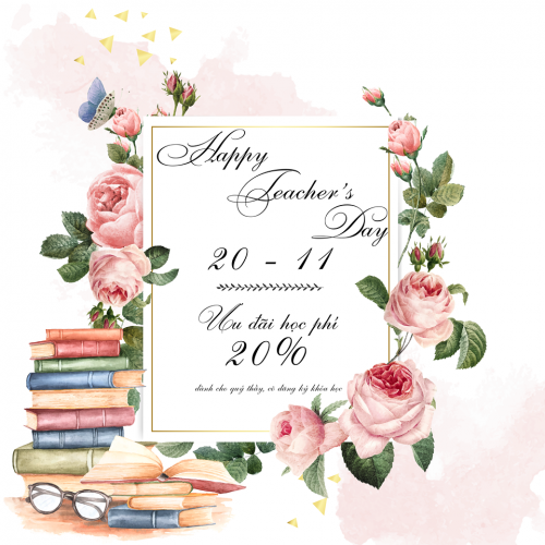 Nhiều trung tâm giáo dục lại thu hút học viên bằng cách tung ra ưu đãi giảm học phí từ 20% - 50%. Ảnh: Khaitriag.