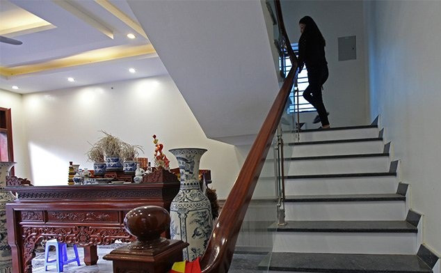 Phòng thờ rộng rãi. Ảnh: Vietnamnet.