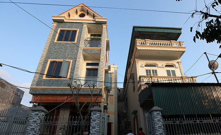 Sinh ra tại huyện Đông Anh (Hà Nội), gia đình Quang Hải sống trong căn nhà 3 tầng khang trang được xây dựng trên mảnh đất rộng 200m2 ở xã Xuân Nộn. Ảnh: Vietnamnet.