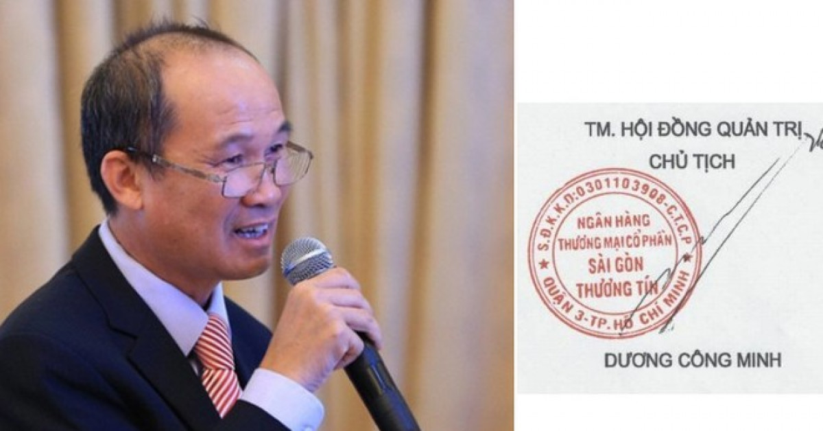 Sau khi rút khỏi LienVietPost Bank, ông Dương Công Minh cũng từ chức Chủ tịch Tập đoàn bất động sản Him Lam để nắm giữ vị trí Chủ tịch HĐQT Sacombank. Hiện, ông Minh sở hữu hơn 62,5 triệu cổ phần Sacombank, tương ứng 3,47% vốn điều lệ của ngân hàng. Ảnh: Dân Việt.