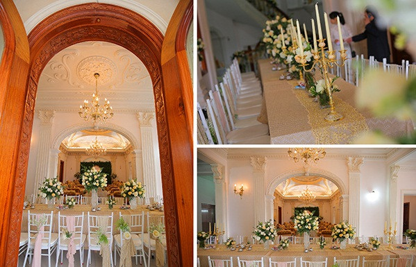 Ghế Chiavari xuất xứ từ Italy làm tăng thêm vẻ đẹp cho không gian cổ điển châu Âu của "lâu đài". Ảnh: Ngoisao.