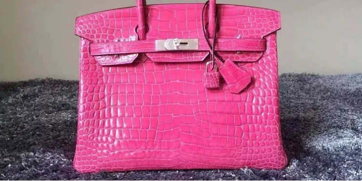 Năm 2015, chiếc túi bằng da cá sấu này đã phá vỡ kỷ lục về chiếc túi đắt nhất từng được bán đấu giá tại Hồng Kông với 222.000 USD.