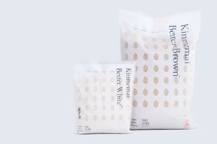 Mỗi gói gạo 140g có thể nấu thành một bát cơm với đầy đủ dưỡng chất cần thiết.