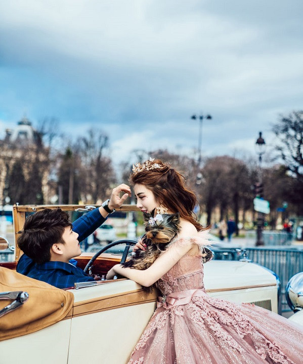 Trước khi về chung một nhà, rich kid Giang Lê và chồng từng đi du lịch khắp thế giới. Ảnh: Doisongphapluat.