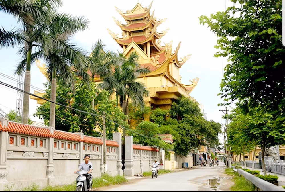 Làng Mẹo cũng nổi tiếng là nơi xuất thân của hơn 100 vị tỷ phú. Ảnh: Người đưa tin.