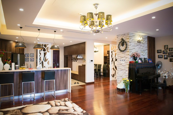 Nội thất trong nhà được Hải Anh chọn lựa và đặt hàng từ nước ngoài. Ảnh: Tiền phong.