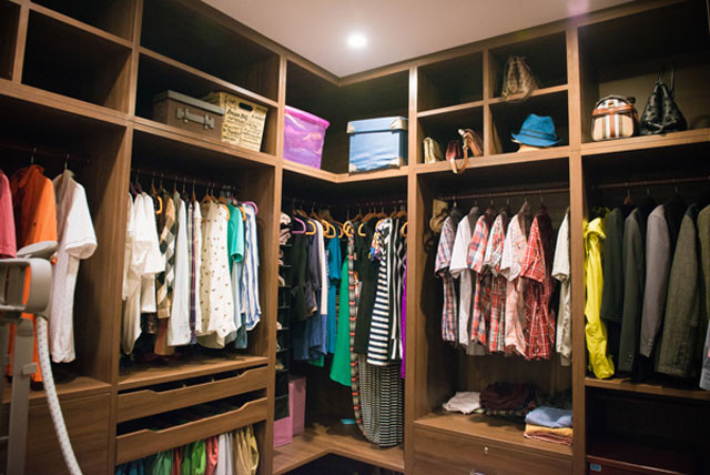 Căn phòng riêng chứa đồ của cả gia đình. Ảnh: Dân Việt.
