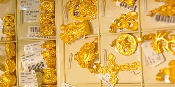 Gia vang trong nuoc hom nay giu vung da tang nhe