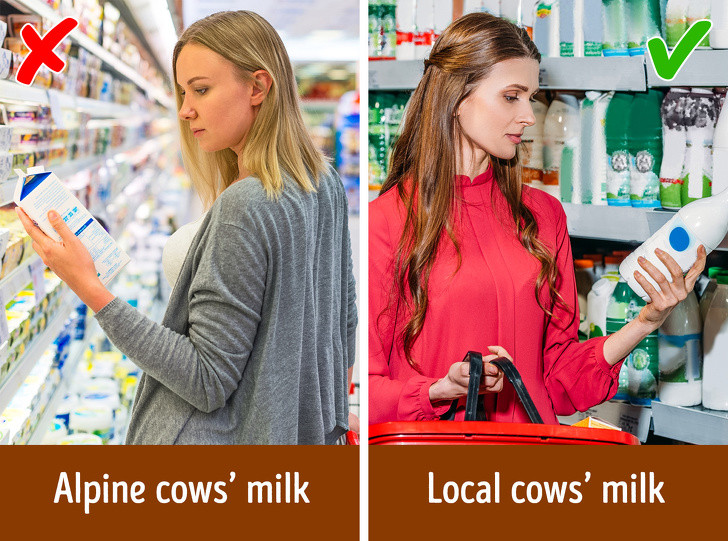 Khi mua hàng, bạn nên chọn hàng hóa có xuất xứ tại địa phương. Lý do là vận chuyển đường dài và việc vi phạm các điều kiện bảo quản khi vận chuyển có thể ảnh hưởng đến hương vị và chất lượng món ăn.