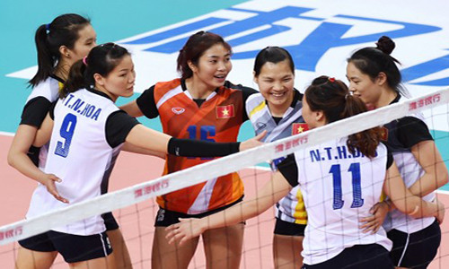 Tuyen bong chuyen nu Viet Nam lai thang Iran ngoan muc