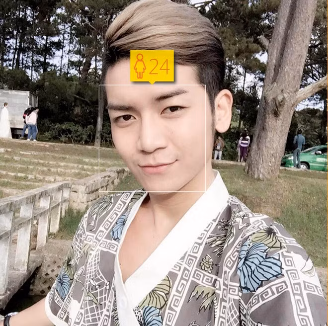 How - old là phần mềm đoán tuổi hiện thu hút sự quan tâm của cộng đồng mạng. Những hình ảnh của hot teen thường được fan dùng để thử nghiệm. Ứng dụng này có lúc đưa ra nhiều kết quả bất ngờ về giới tính và độ tuổi của nhân vật trong ảnh. Theo đó, trưởng nhóm hài BB&amp;BG - Trần Bảo Bảo - năm nay 24 tuổi (trẻ hơn so với tuổi thật), song lại mang giới tính nữ.