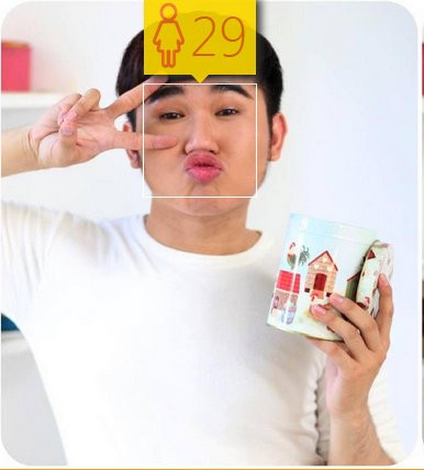 Thành viên kỳ cựu của BB&amp;BG - Nguyễn Trần Tiến Công - cũng được How-old dự đoán là nữ. Chàng trai sinh năm 1991 còn già hơn 5 tuổi so với thực tế.