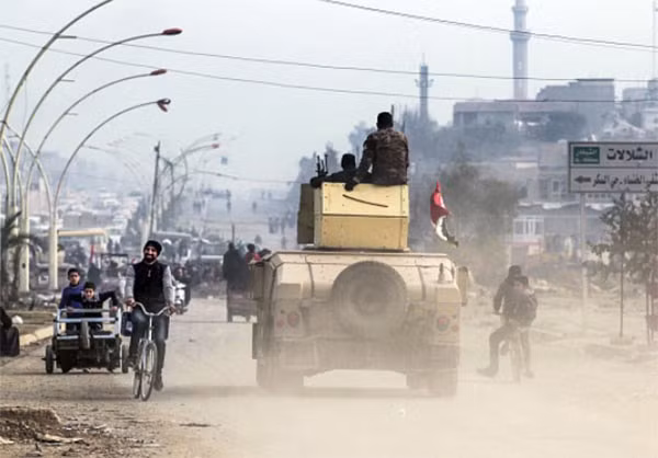 Cuoc song thuong nhat o khu vuc moi giai phong tai Mosul