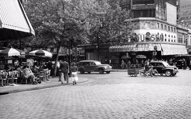 Trong chuyến thăm nước Pháp, nhiếp ảnh gia Allan đã ghi lại những hình ảnh phần nào lột tả cuộc sống thường nhật ở Paris hồi cuối tháng 7/1955.