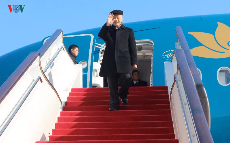 Chuyến thăm chính thức nước CHND Trung Hoa của Tổng Bí thư Nguyễn Phú Trọng theo lời mời của Tổng Bí thư Ban Chấp hành Trung ương Đảng Cộng sản Trung Quốc - Chủ tịch nước Cộng hòa Nhân dân Trung Hoa Tập Cận Bình.