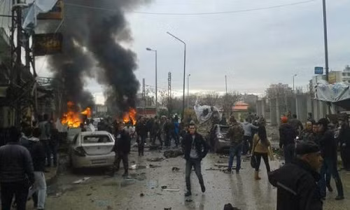 Sputnik đưa tin ngày 5/1, vụ đánh bom xe kinh hoàng ở Syria xảy ra tại thành phố Jableh, tỉnh Latakia. Ảnh: Sputnik.