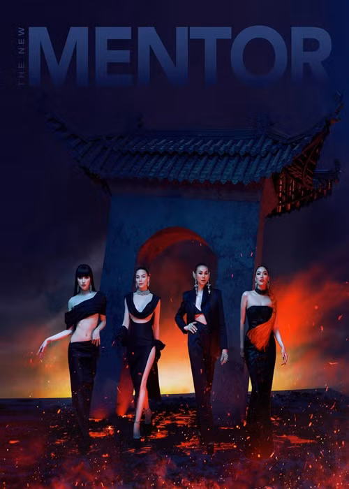 Mới đây, Lan Khuê trở thành huấn luyện viên của chương trình The new mentor - Người mẫu toàn năng cùng Thanh Hằng, Hồ Ngọc Hà và Hương Giang. Ảnh: FBNV.