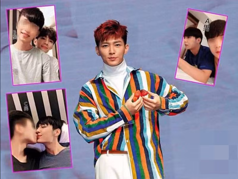 Năm 2018, Viêm Á Luân bị người yêu đồng tính tố "bắt cá ba tay". Giữa ồn ào, nam ca sĩ thừa nhận bản thân là người đồng tính nhưng phủ nhận một lúc hẹn hò ba người. Ảnh: Dân Việt.